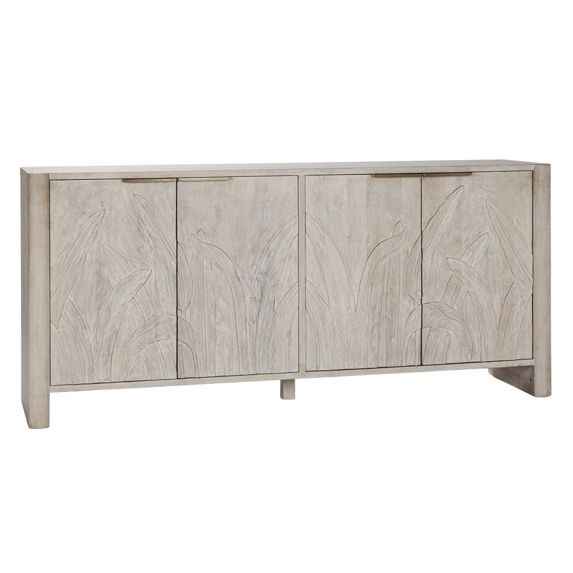 Ledro Mango Wood 4 Door Cabinet - Chapin Furniture