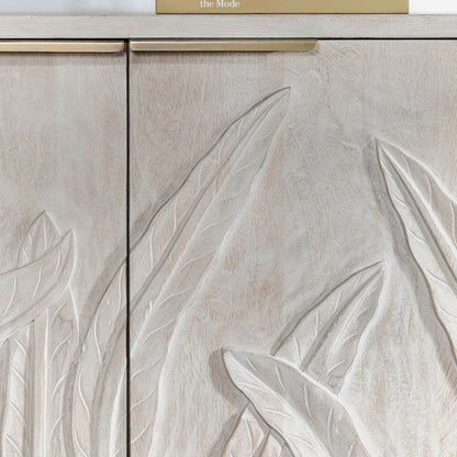 Ledro Mango Wood 4 Door Cabinet - Chapin Furniture