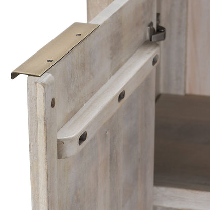 Ledro Mango Wood 4 Door Cabinet - Chapin Furniture