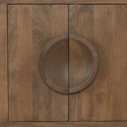 Vally Mango Wood 6 Door Buffet - Natural - Chapin Furniture