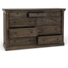 Adelaide 9 Drawer Wood Dresser- Cocoa Brown - Chapin Furniture