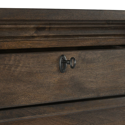 Adelaide 6 Drawer Wood Chest- Cocoa Brown - Chapin Furniture
