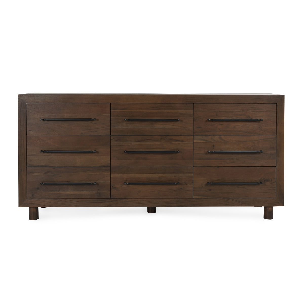 Jaxon Wood 9 Drawer Dresser