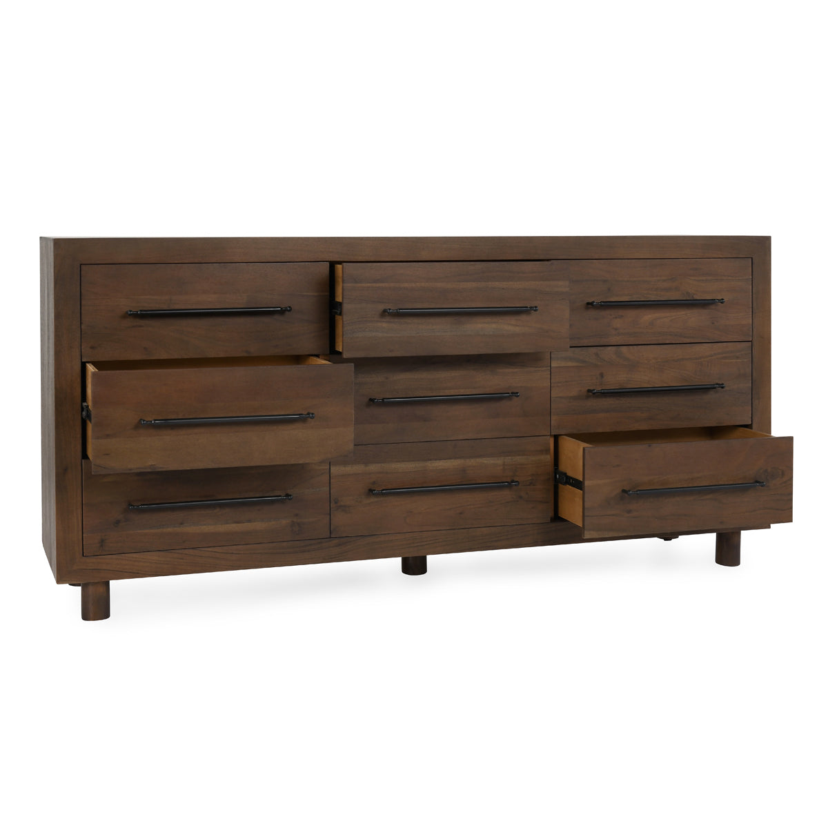 Jaxon Wood 9 Drawer Dresser - Thumbnail 3