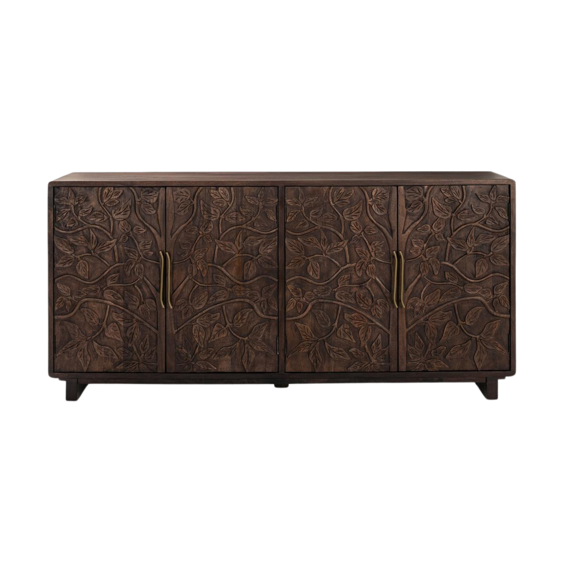 Albero Wood 4 Door Buffet - Kona Brown - Chapin Furniture