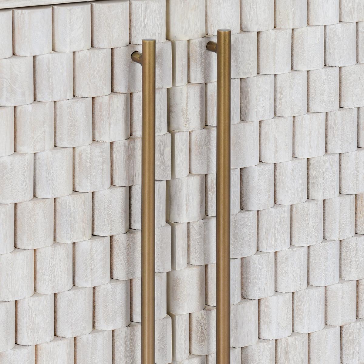 Norwood 4 Dr Buffet - White Wash - Chapin Furniture