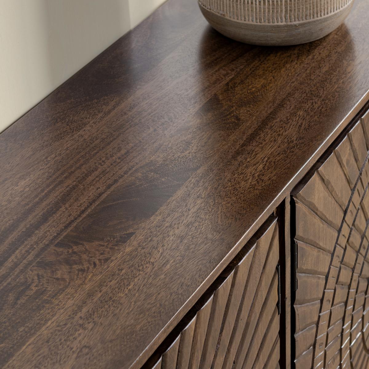 Vivienne 4 Door Cabinet- Brown - Chapin Furniture