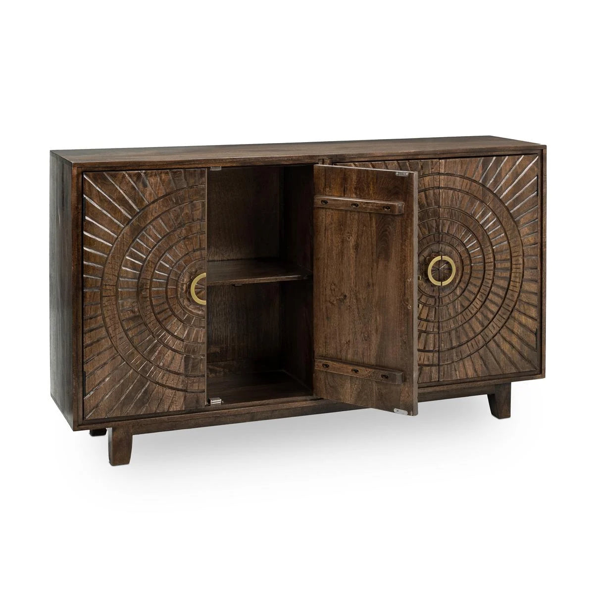 Vivienne 4 Door Cabinet- Brown - Chapin Furniture