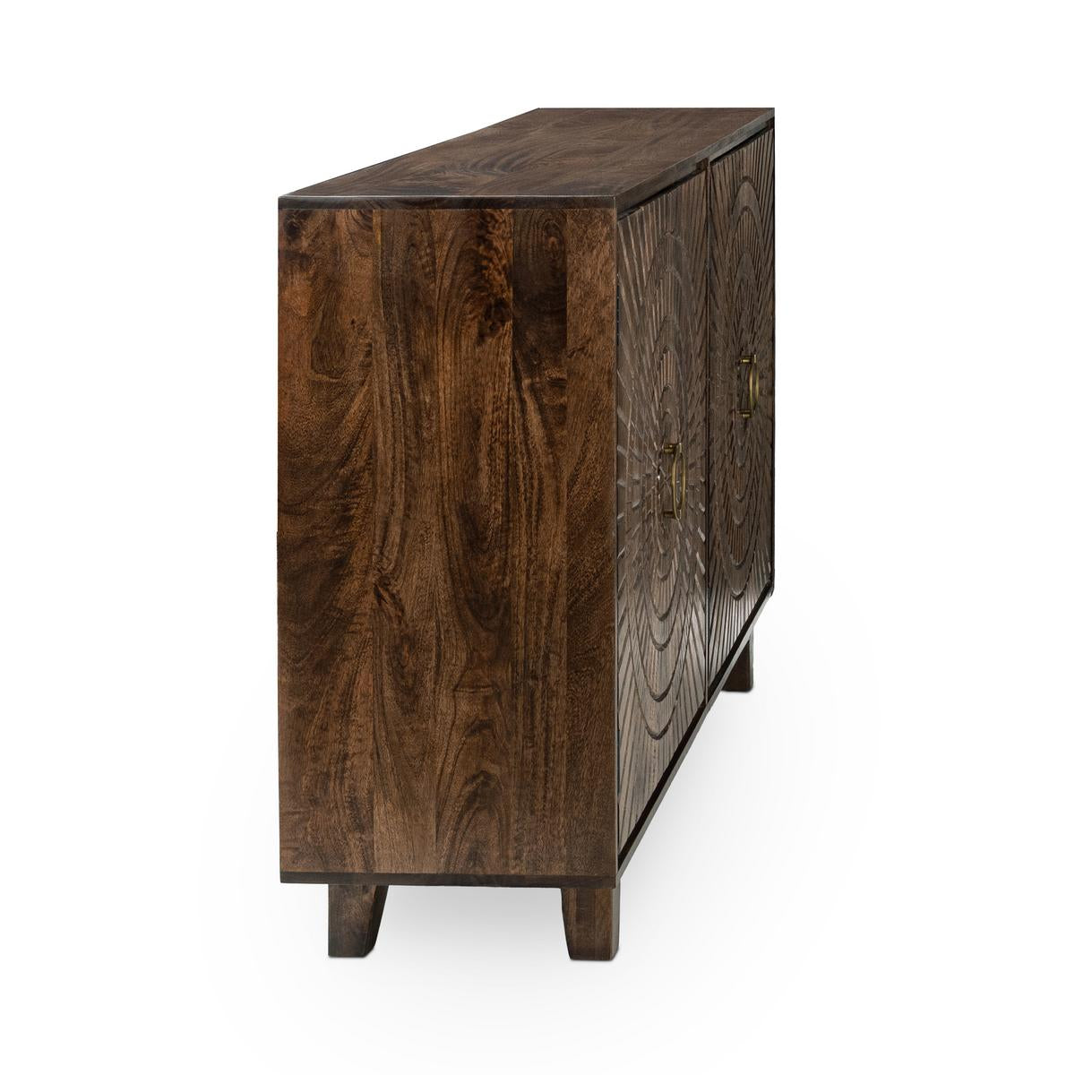Vivienne 4 Door Cabinet- Brown - Chapin Furniture