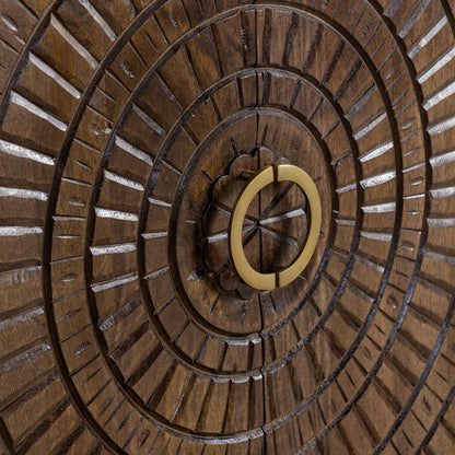 Vivienne 4 Door Cabinet- Brown - Chapin Furniture