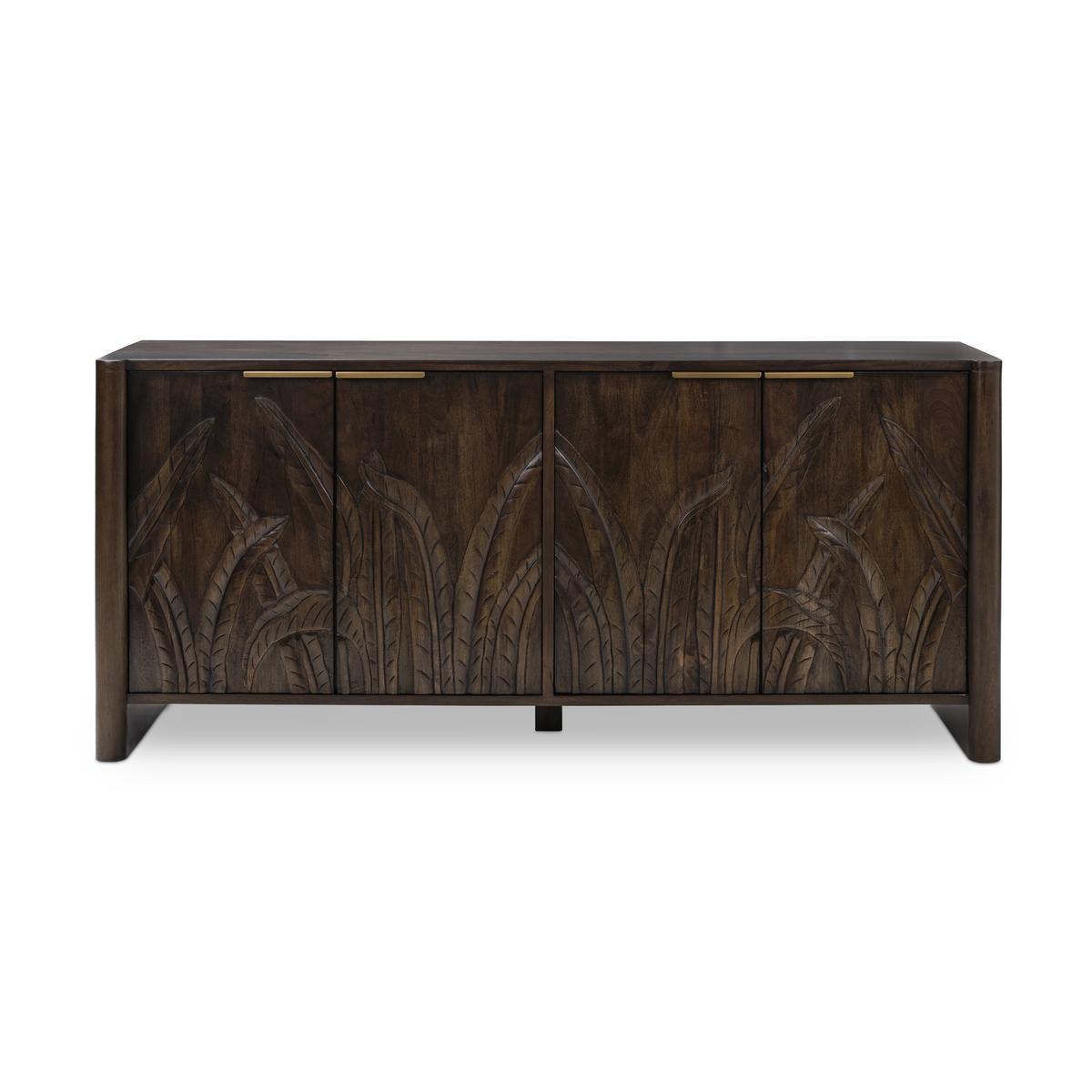 Ledro Mango Wood 4 Door Cabinet - Chapin Furniture