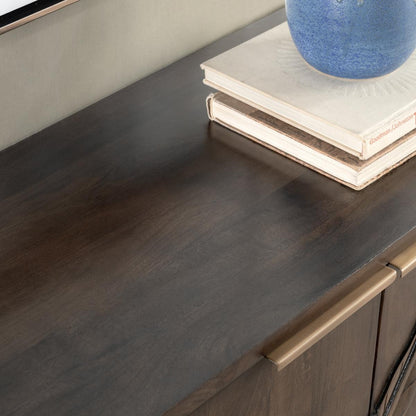 Ledro Mango Wood 4 Door Cabinet - Chapin Furniture