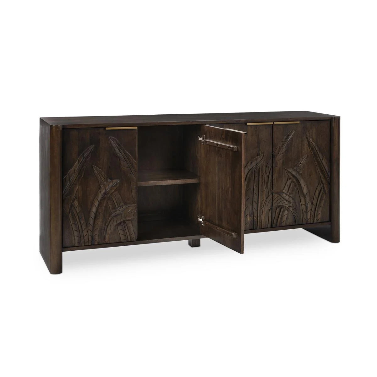 Ledro Mango Wood 4 Door Cabinet - Chapin Furniture