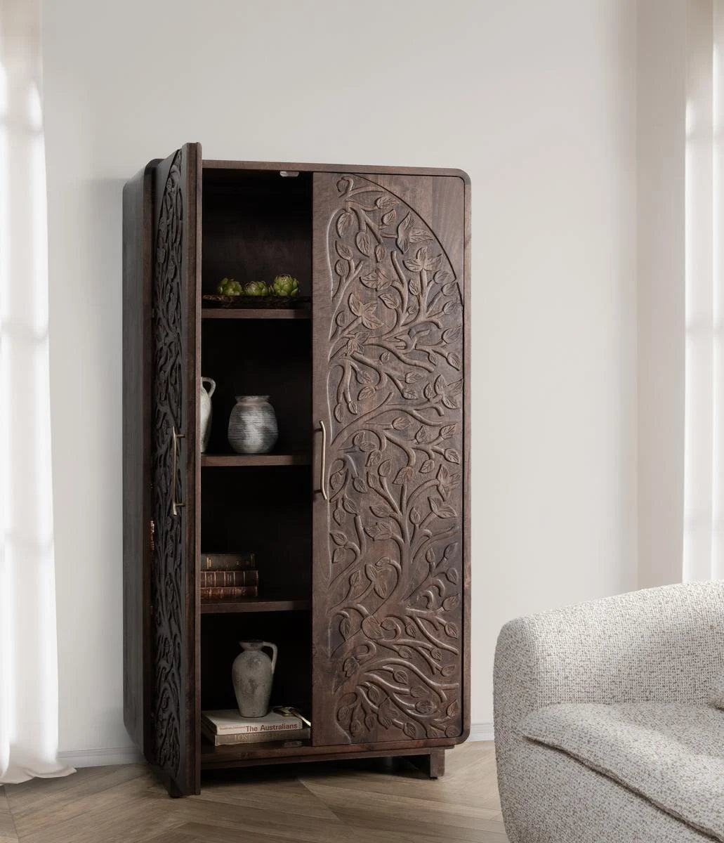 Albero Tall Cabinet - Kona Brown - Chapin Furniture