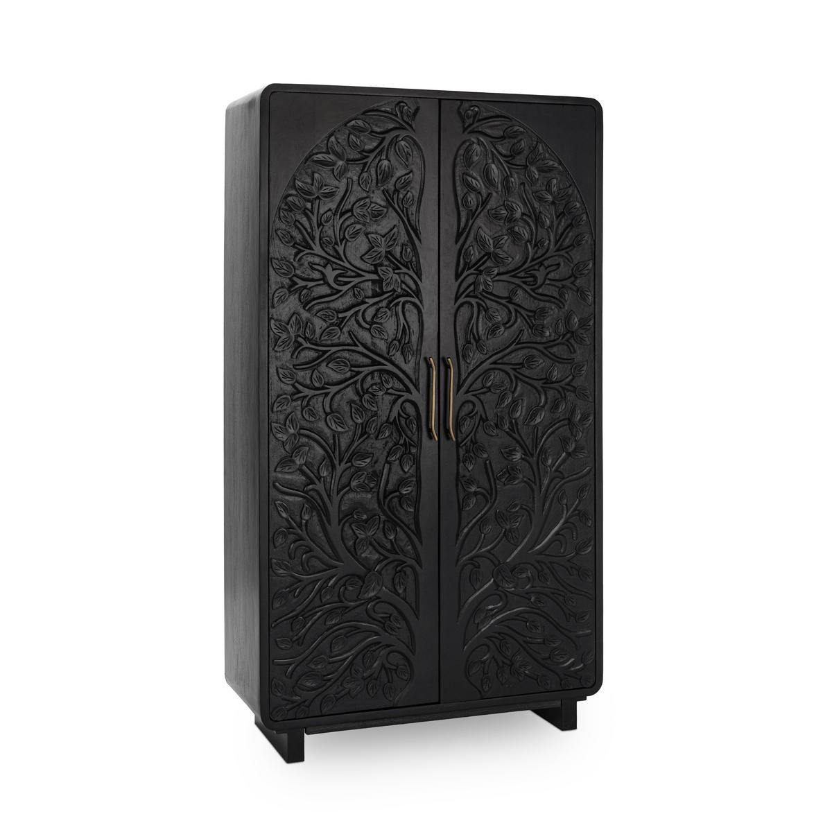 Albero Tall Cabinet - Black - Chapin Furniture