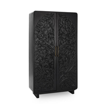 Albero Tall Cabinet - Black - Chapin Furniture