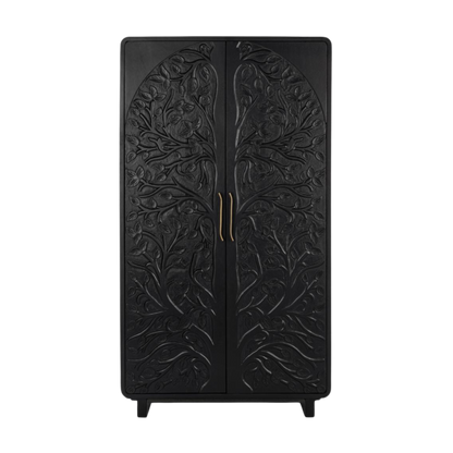 Albero Tall Cabinet - Black - Chapin Furniture