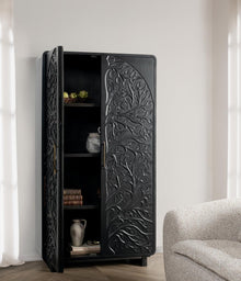 Albero Tall Cabinet - Black - Chapin Furniture