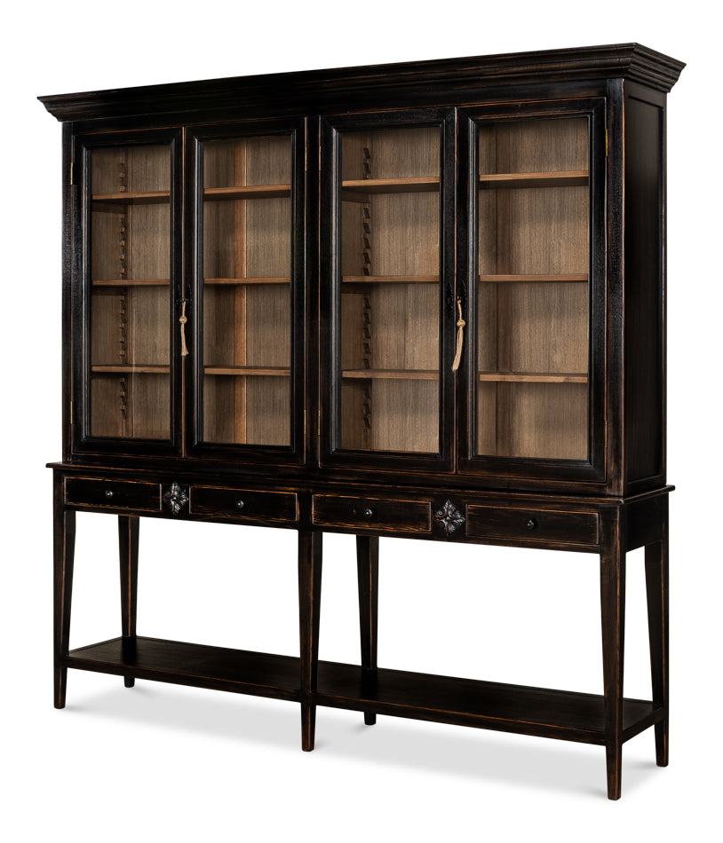 Beacon Hill Display Case- Ebony - Chapin Furniture
