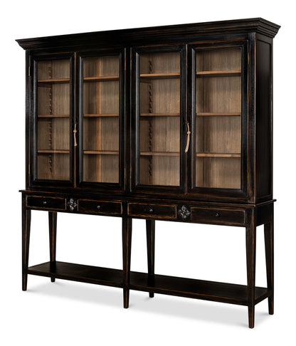 Beacon Hill Display Case- Ebony - Chapin Furniture