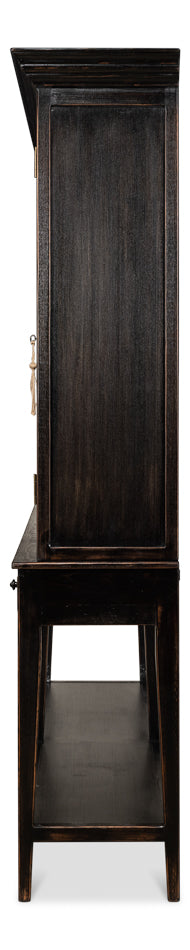 Beacon Hill Display Case- Ebony - Chapin Furniture