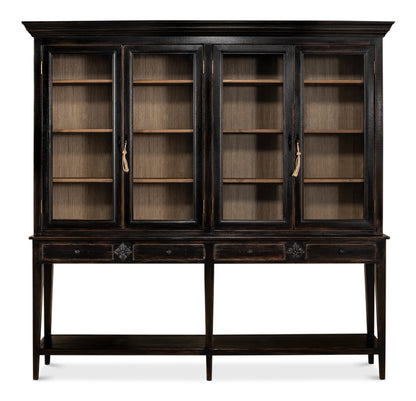 Beacon Hill Display Case- Ebony - Chapin Furniture