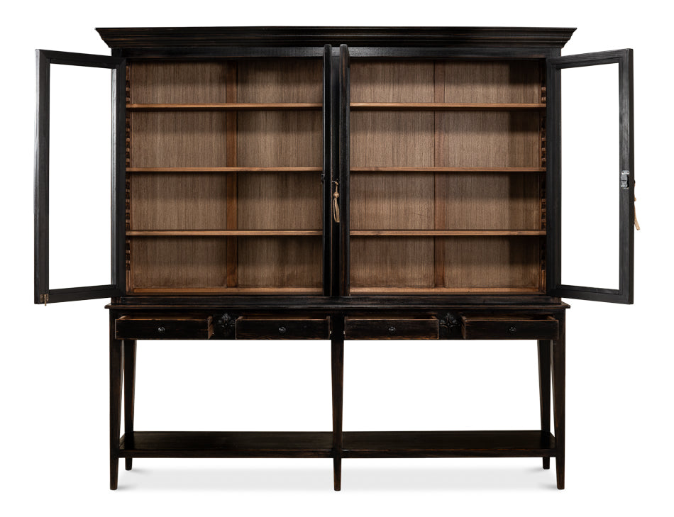 Beacon Hill Display Case- Ebony - Chapin Furniture