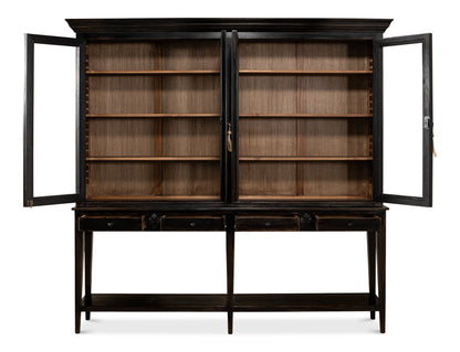 Beacon Hill Display Case- Ebony - Chapin Furniture