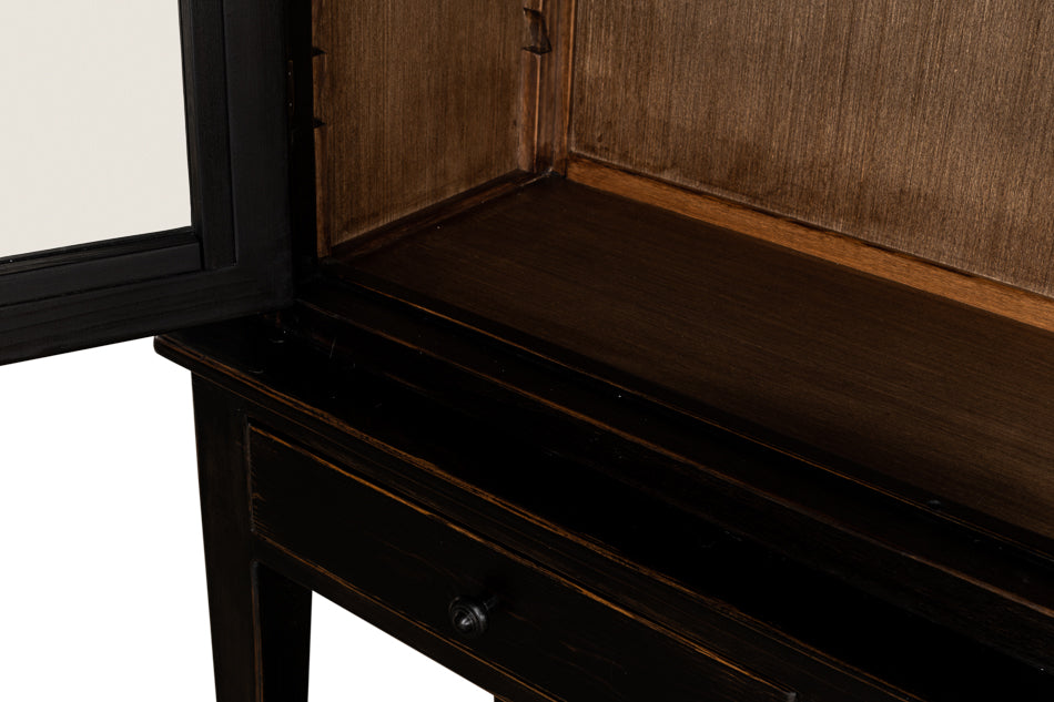 Beacon Hill Display Case- Ebony - Chapin Furniture