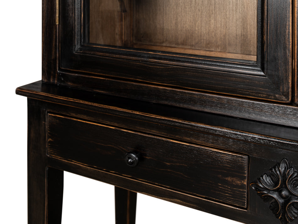 Beacon Hill Display Case- Ebony - Chapin Furniture