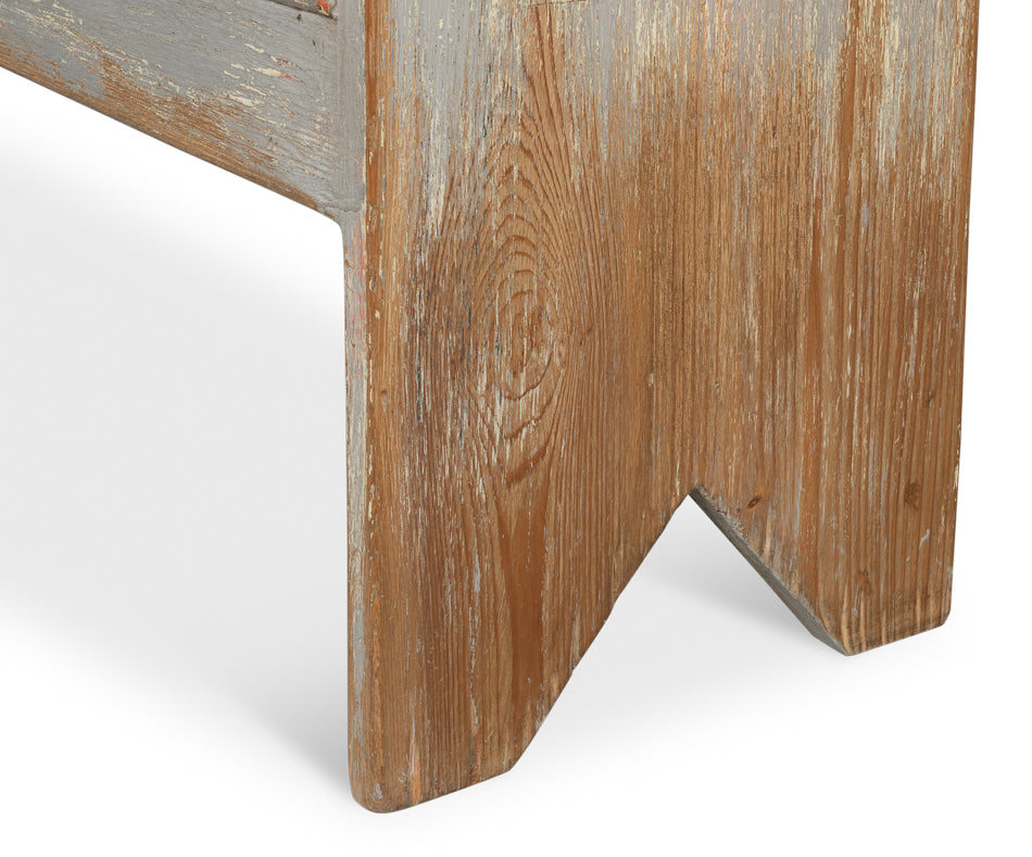 Beach House Bench- Grey - Chapin Furniture