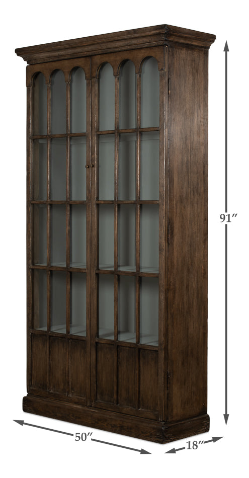 Refined Arches Tall Bookcase - Chapin Furniture