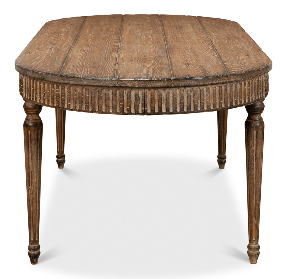French Antique Reproduction Dining Table - Chapin Furniture