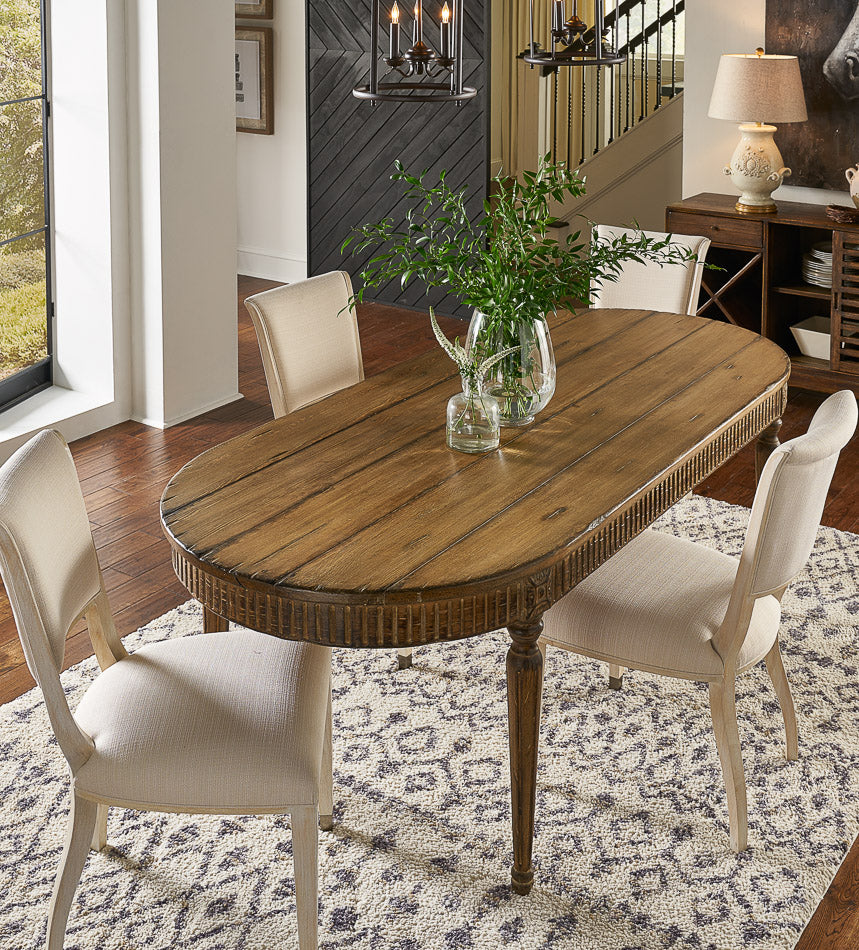 French Antique Reproduction Dining Table - Chapin Furniture