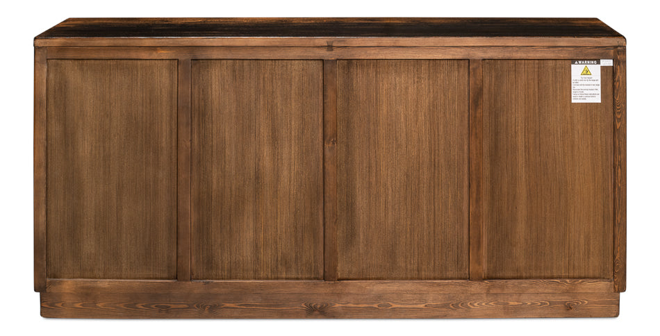 Scrubboard Front Sideboard- Ebony - Chapin Furniture