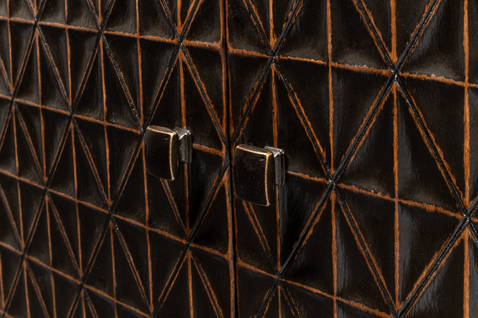 Scrubboard Front Sideboard- Ebony - Chapin Furniture