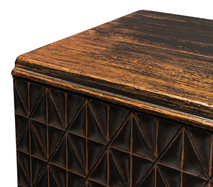 Scrubboard Front Sideboard- Ebony - Chapin Furniture