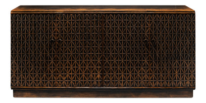 Scrubboard Front Sideboard- Ebony - Chapin Furniture