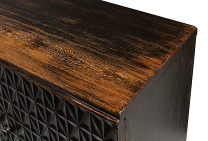 Scrubboard Front Sideboard- Ebony - Chapin Furniture