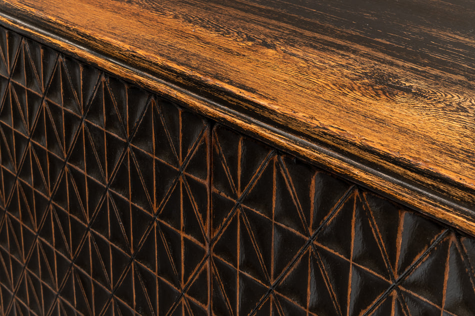 Scrubboard Front Sideboard- Ebony - Chapin Furniture