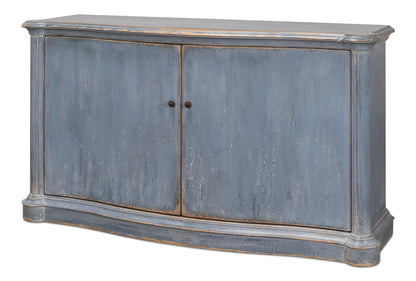 Columns Bowfront Sideboard- Blue - Chapin Furniture