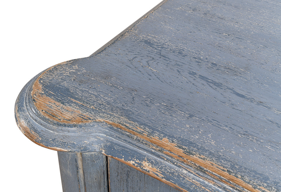 Columns Bowfront Sideboard- Blue - Chapin Furniture