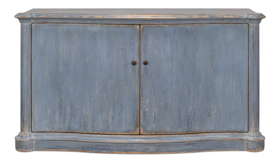 Columns Bowfront Sideboard- Blue - Chapin Furniture