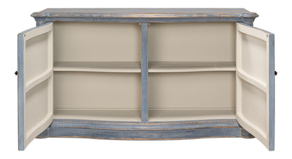 Columns Bowfront Sideboard- Blue - Chapin Furniture