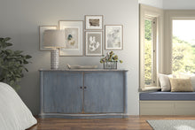 Columns Bowfront Sideboard- Blue - Chapin Furniture