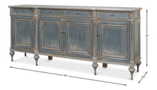 Lilac Sideboard- Blue Finish - Chapin Furniture