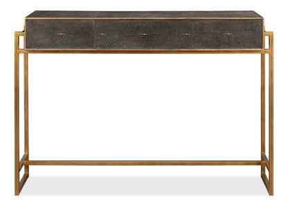 Shagreen Gold & Gray Console - Chapin Furniture