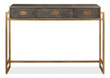 Shagreen Gold & Gray Console - Chapin Furniture