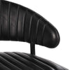 Umbria Leather Dining Chair- Black - Chapin Furniture