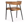 Preston Leather Dining Chair- Brown - Chapin Furniture